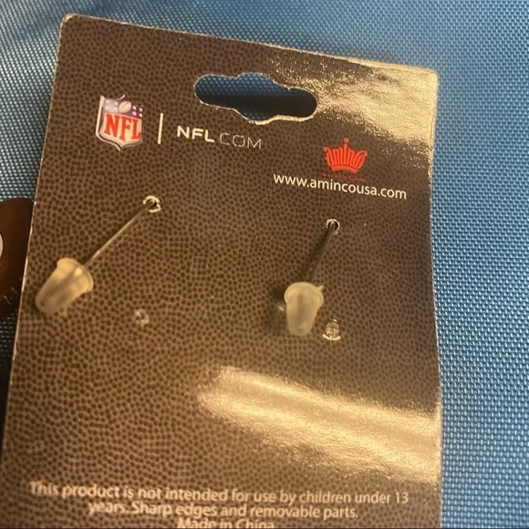 Pittburgh Steelers football earrings - Picture 5 of 8